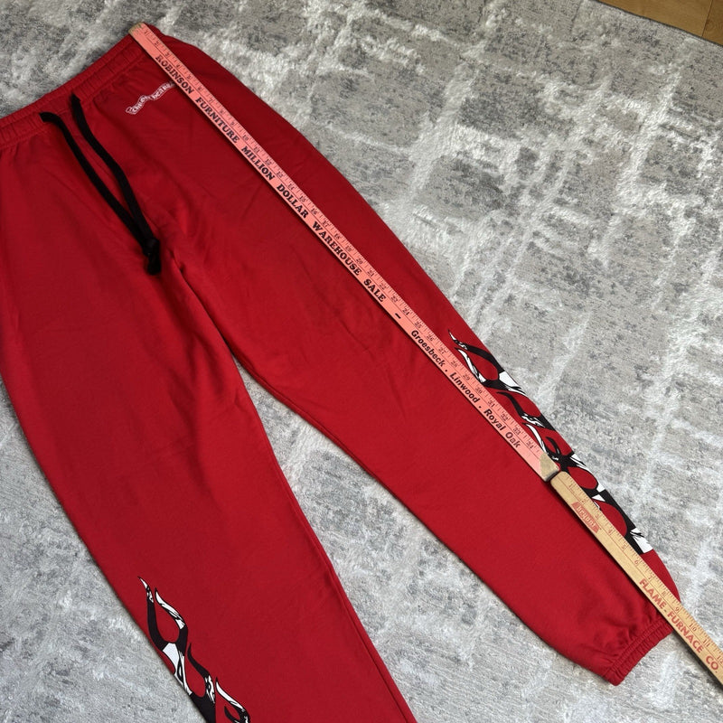 Chrome Hearts Matty Boy Flame Sweatpants 