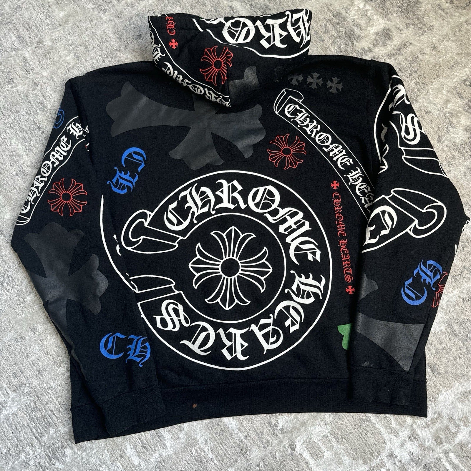 Chrome Hearts Stencil Pullover Hoodie 