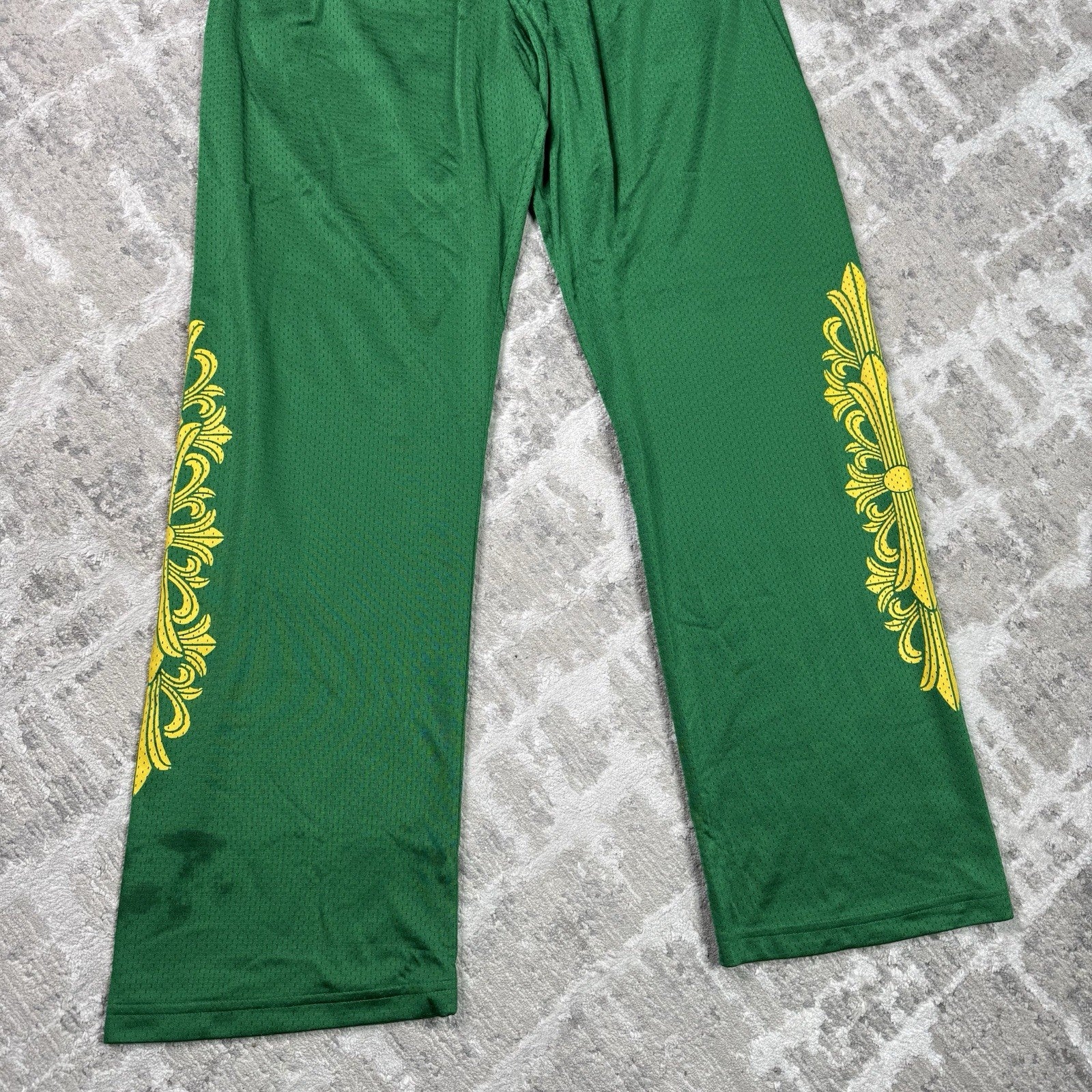 Chrome Hearts Mesh CH Stadium Floral Sweatpants 
