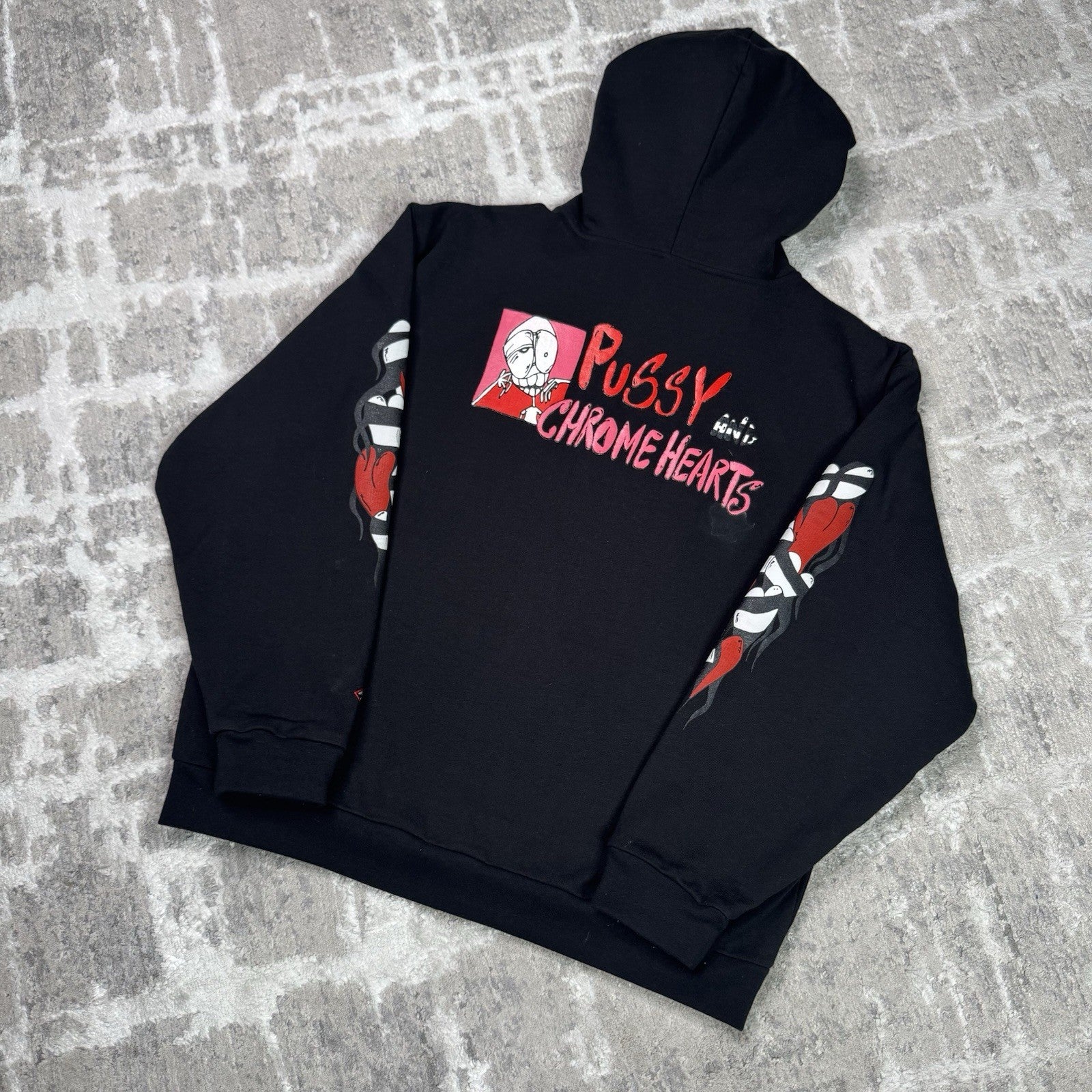 Chrome Hearts Matty Boy Thermal Zip Up Hoodie