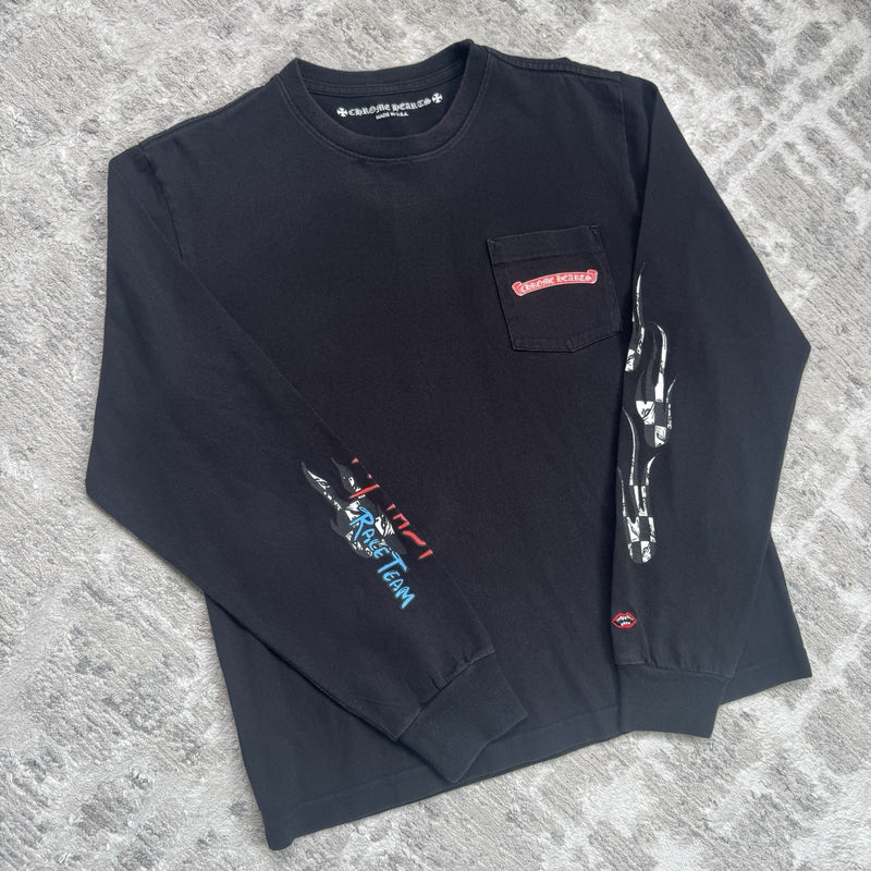 Chrome Hearts Matty Boy Stay Fast Long Sleeve Tee Shirt 