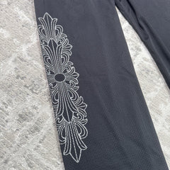 Chrome Hearts Mesh CH Floral Stadium Sweatpants 