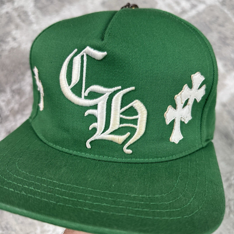 Chrome Hearts Cross Leather Patch Baseball CH Hat