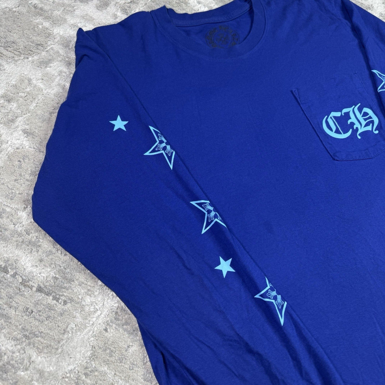 Chrome Hearts Stars Long Sleeve Tee Shirt 