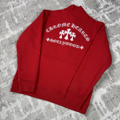 Chrome Hearts Sailin King Taco Quarter Zip Pullover Sweatshirt 
