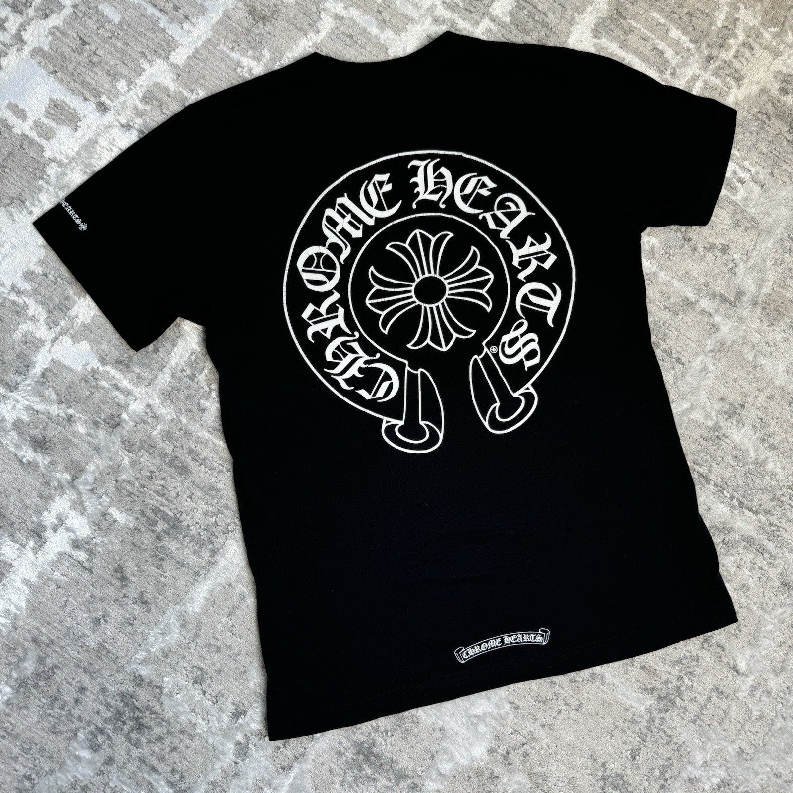 Chrome Hearts Horseshoe Short Sleeve Pocket Tee Shirt 