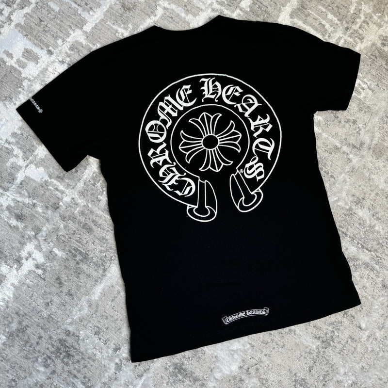 Chrome Hearts Horseshoe Short Sleeve Pocket Tee Shirt 