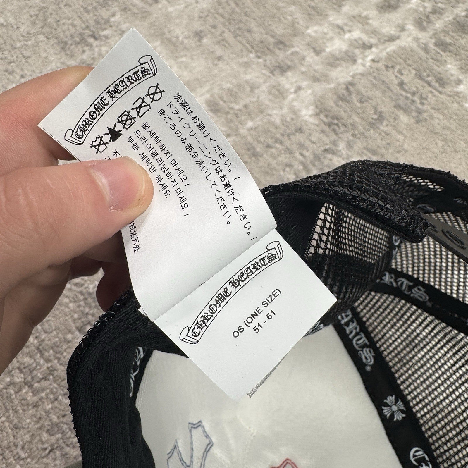 Chrome Hearts 4th Of July Leather Triple Cross Trucker Hat