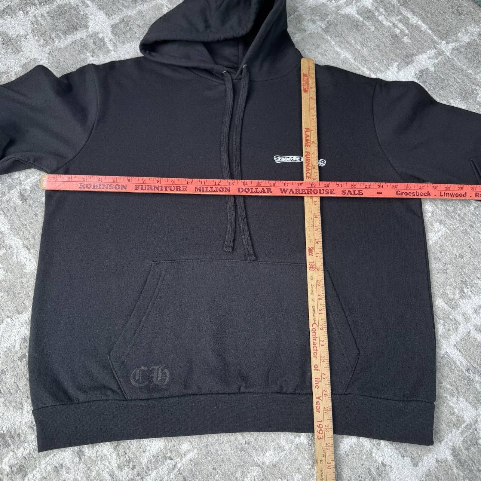 Chrome Hearts St Barth Exclusive Cross Pullover Hoodie 
