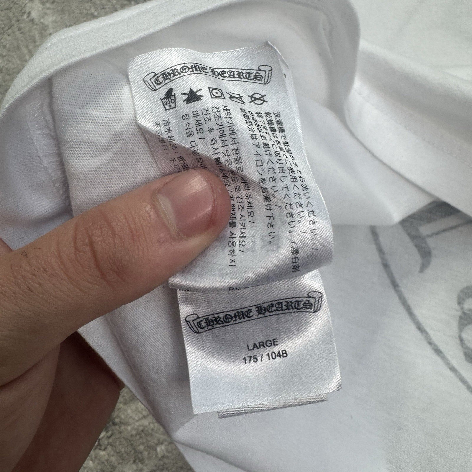 Chrome Hearts Horseshoe Multi-color Long Sleeve Tee Shirt 