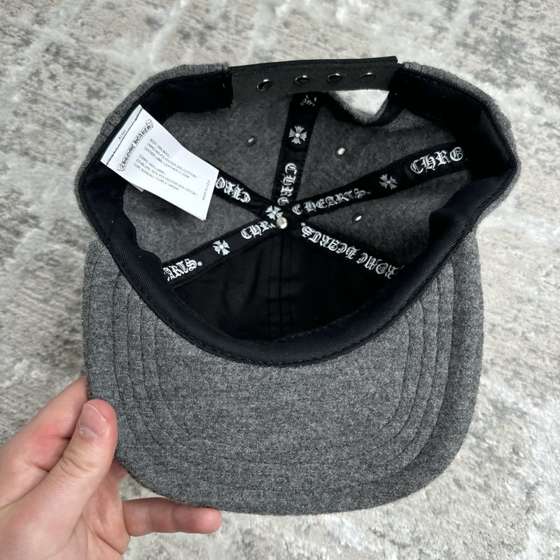 Chrome Hearts Wool Leather Strap Hat ‘grey’ 