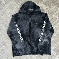 Chrome Hearts Tie Dye Horseshoe Pullover Hoodie 