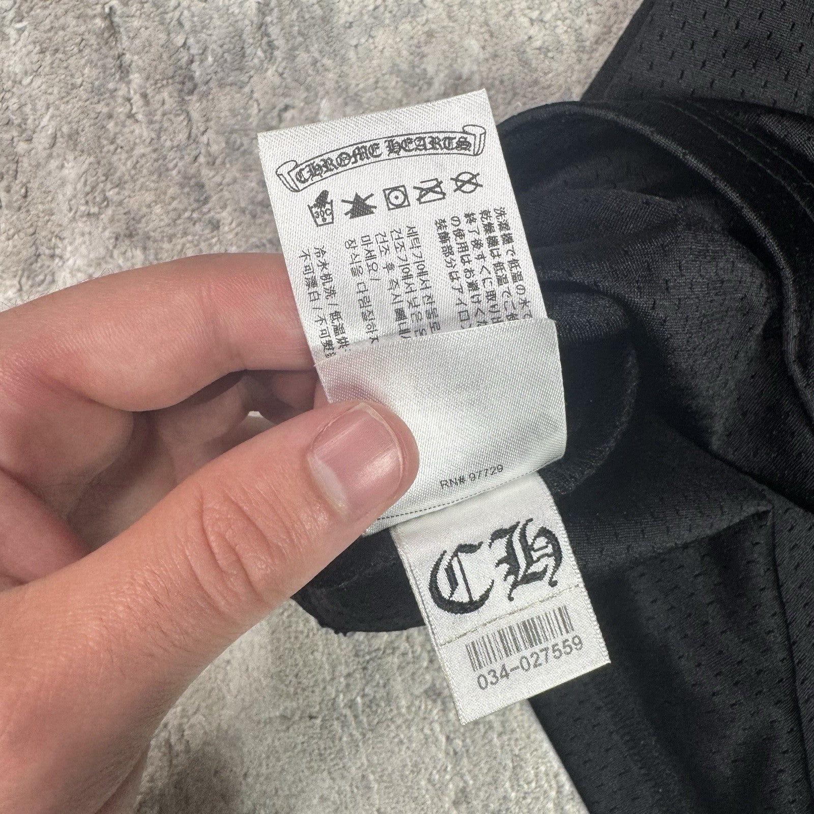 Chrome Hearts Mesh Stadium Floral Long Sleeve Jersey 