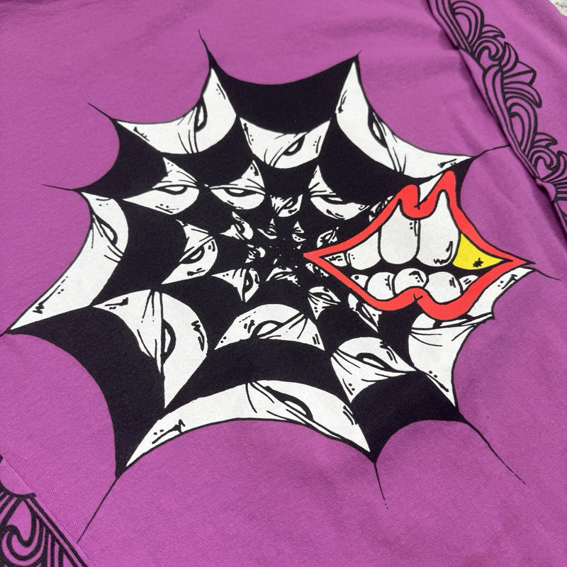 Chrome Hearts Matty Boy Spiderweb Long Sleeve Tee Shirt 