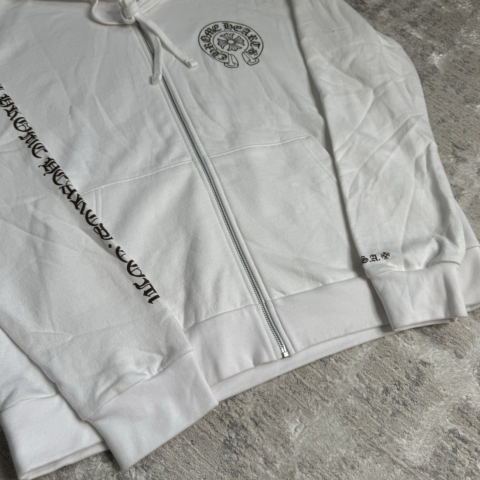 Chrome Hearts Online Exclusive Zip Up Hoodie 