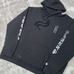 Chrome Hearts 1988 Foil Letters Sleeve Logo Pullover Hoodie 
