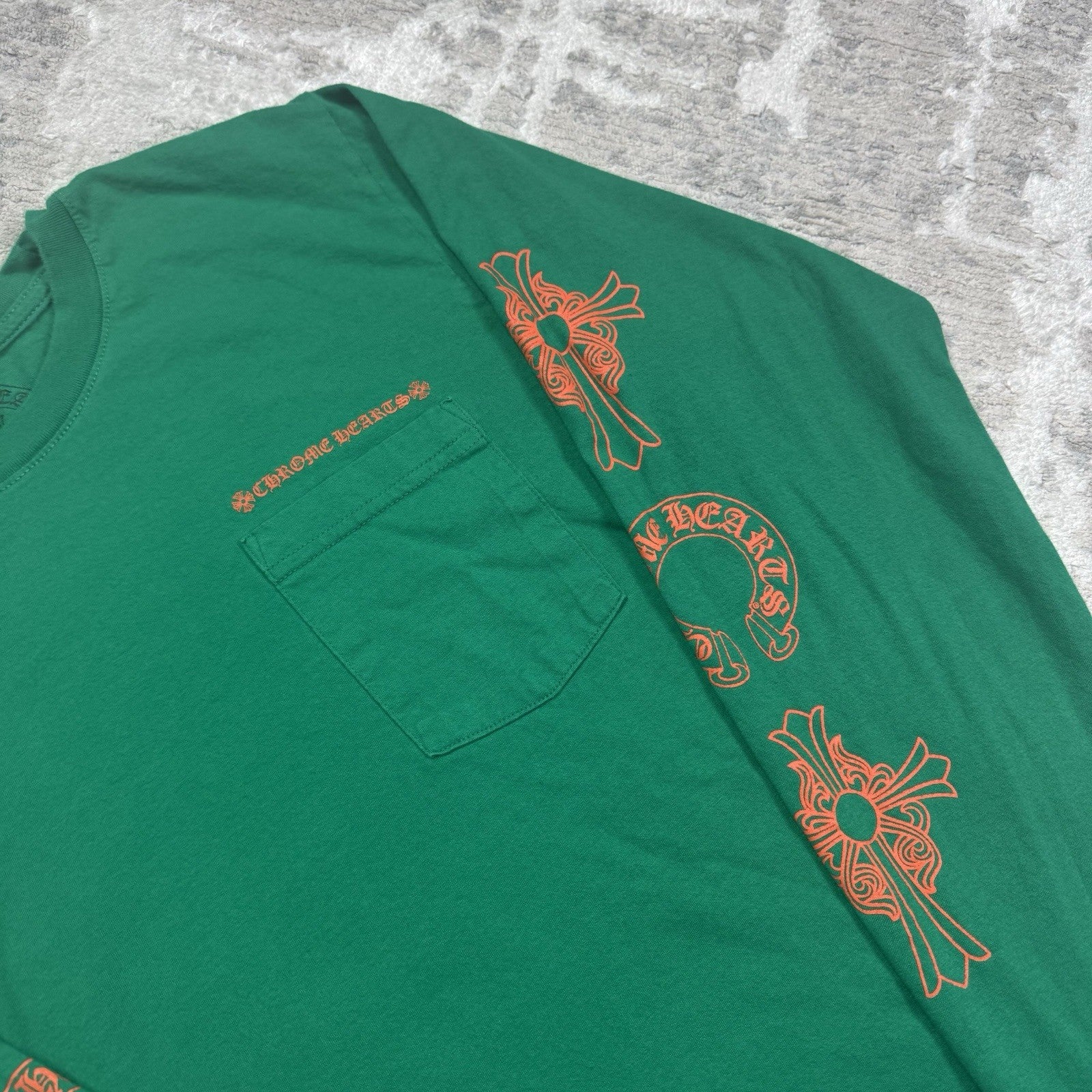 Chrome Hearts Horseshoe Multi-logo Long Sleeve Tee Shirt 