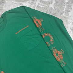 Chrome Hearts Horseshoe Multi-logo Long Sleeve Tee Shirt 