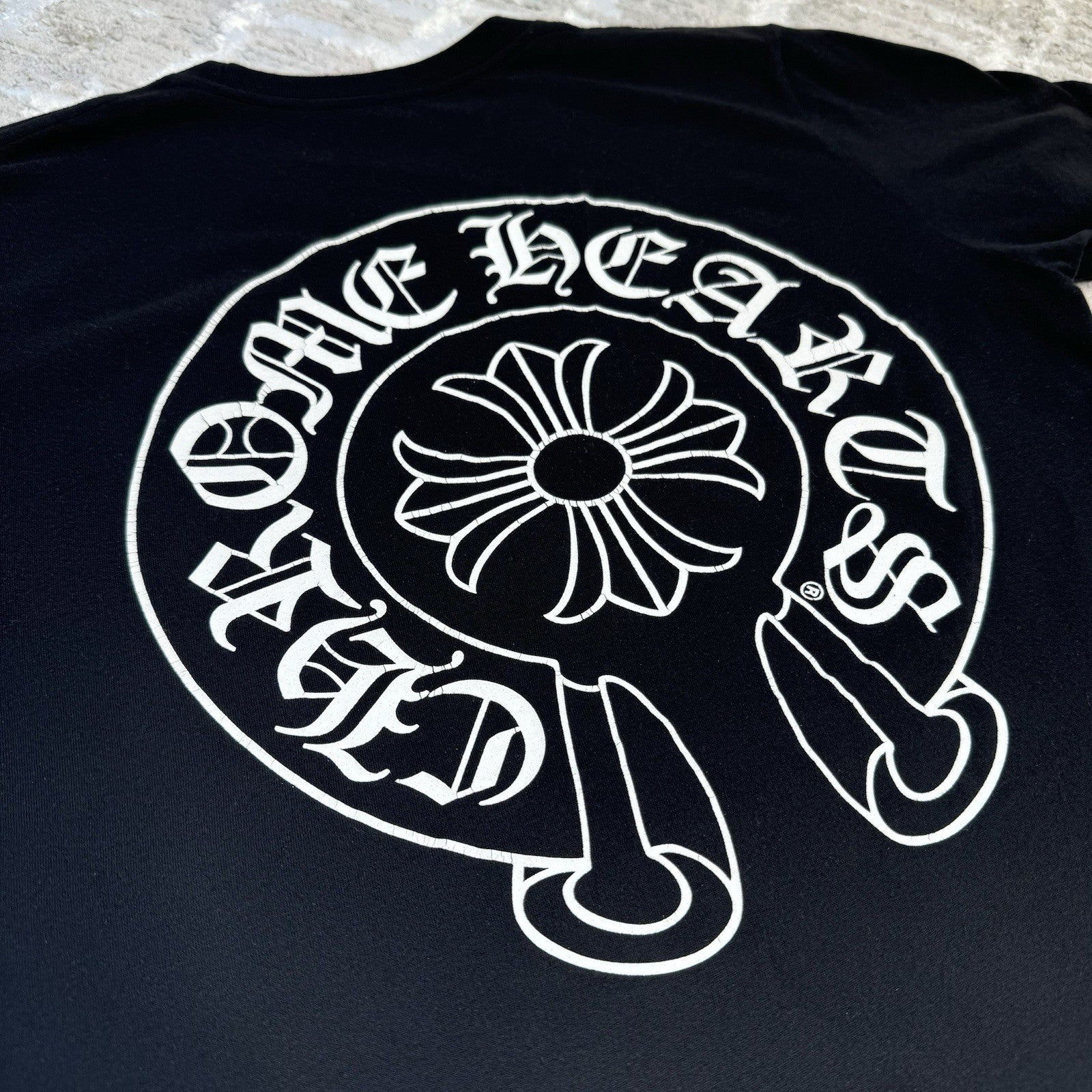 Chrome Hearts Horseshoe Short Sleeve Pocket Tee Shirt 