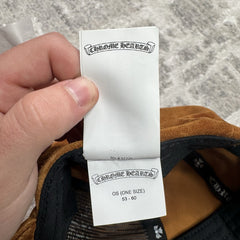 Chrome Hearts Suede Dagger Leather Strap Hat