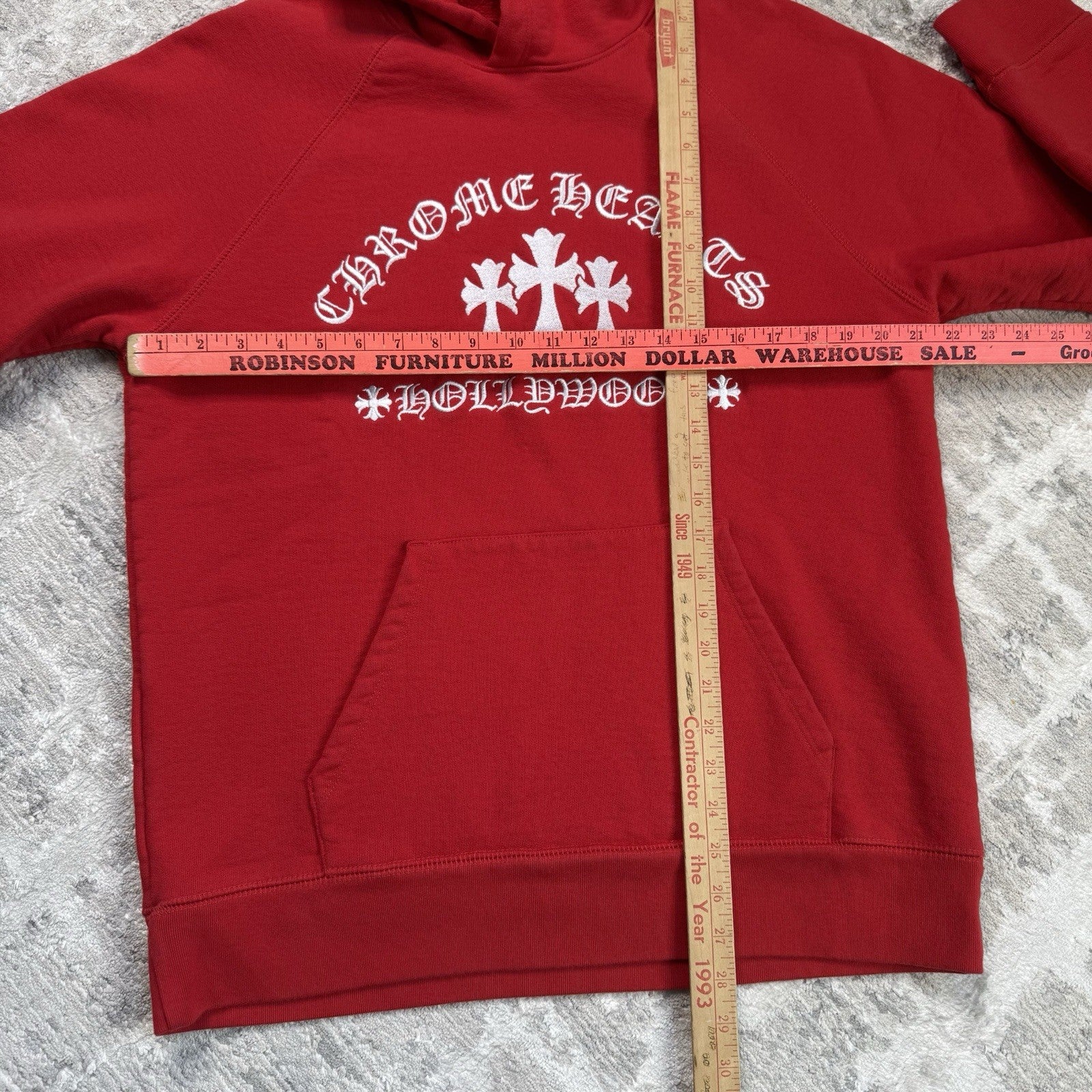 Chrome Hearts King Taco Triple Cross Embroidered Pullover Hoodie 