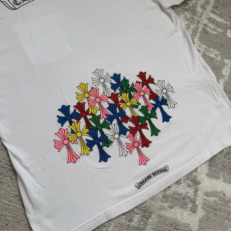 Chrome Hearts Cemetery Multi-color Cross Short Sleeve Shirt 