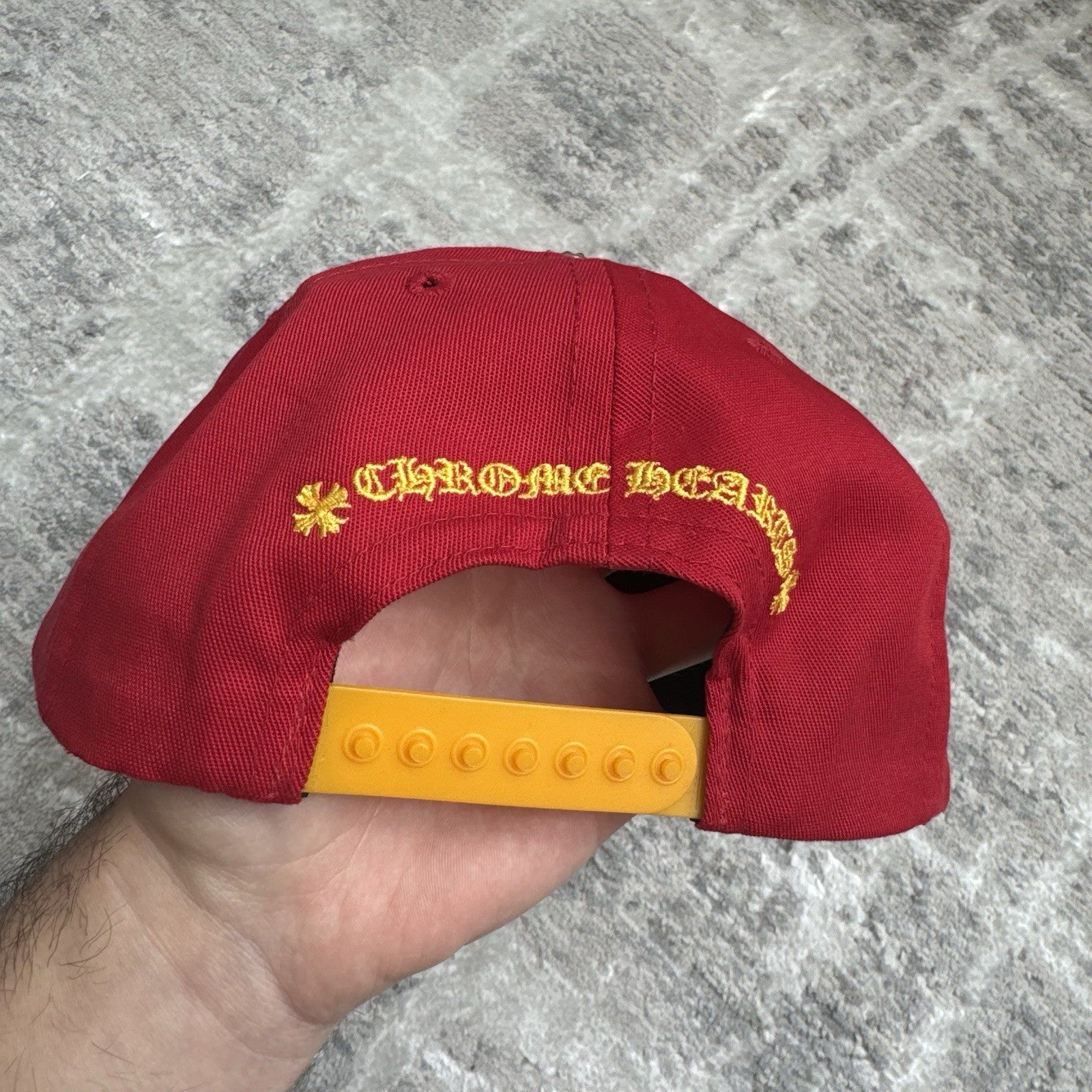Chrome Hearts Baseball CH Hat ‘red Yellow’ 