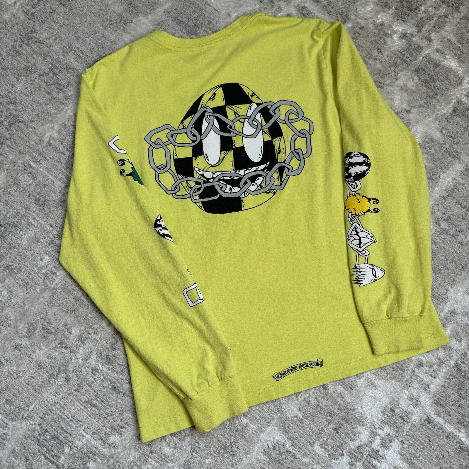 Chrome Hearts Matty Boy Link Long Sleeve Pocket Tee Shirt 