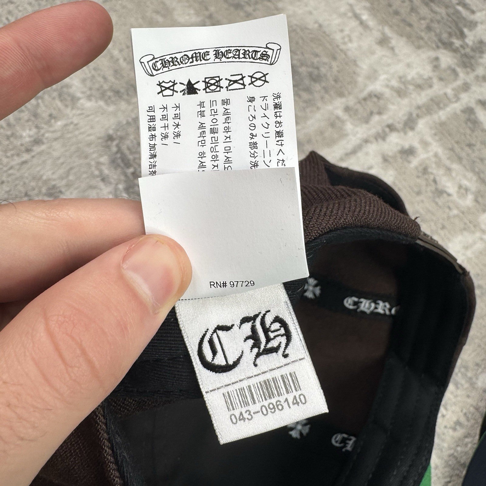 Chrome Hearts Baseball CH Brown Orange 