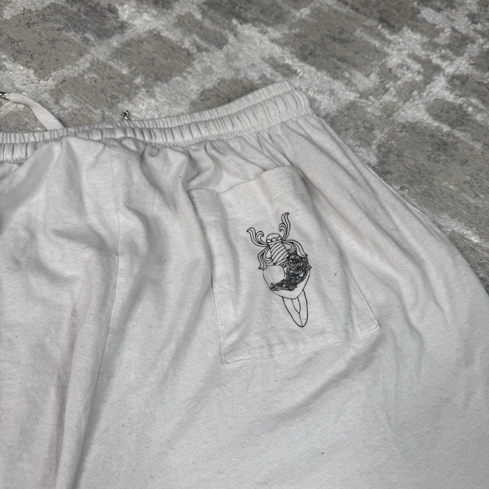 Chrome Hearts Deadly Doll Patchwork Sweatpants 