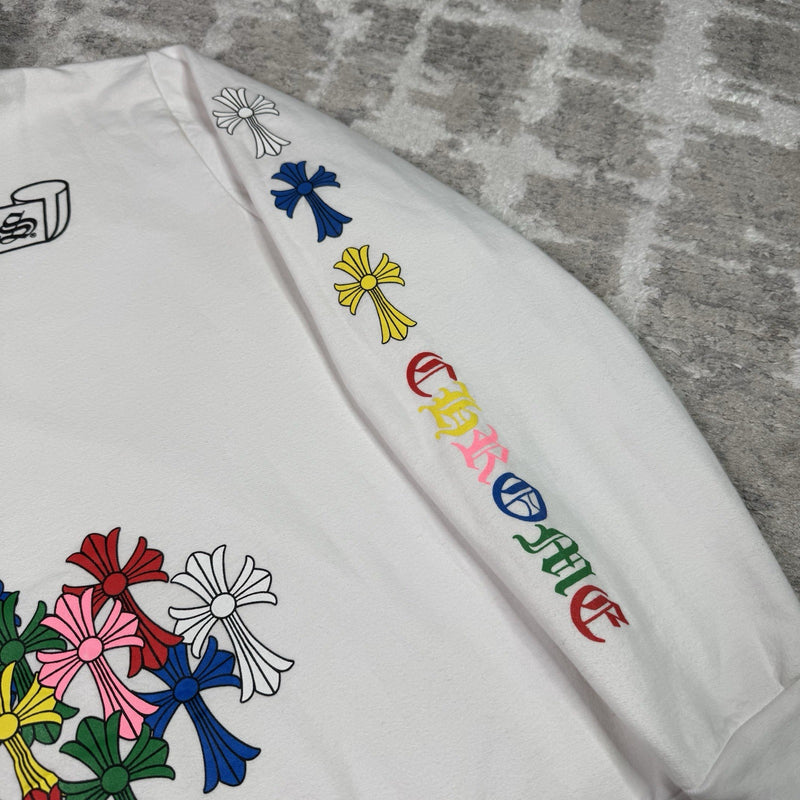 Chrome hearts Cemetery Multi-color Cross Pullover Hoodie 