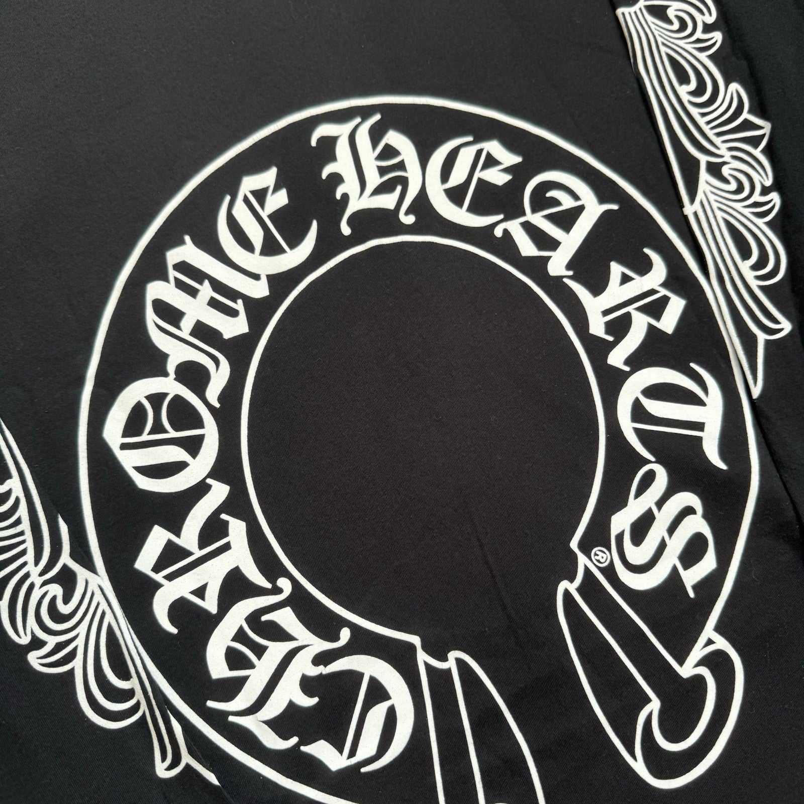 Chrome Hearts Floral Horseshoe Long Sleeve Shirt 