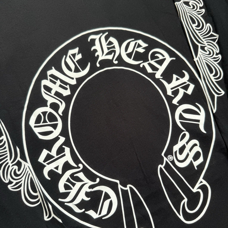 Chrome Hearts Floral Horseshoe Long Sleeve Shirt 