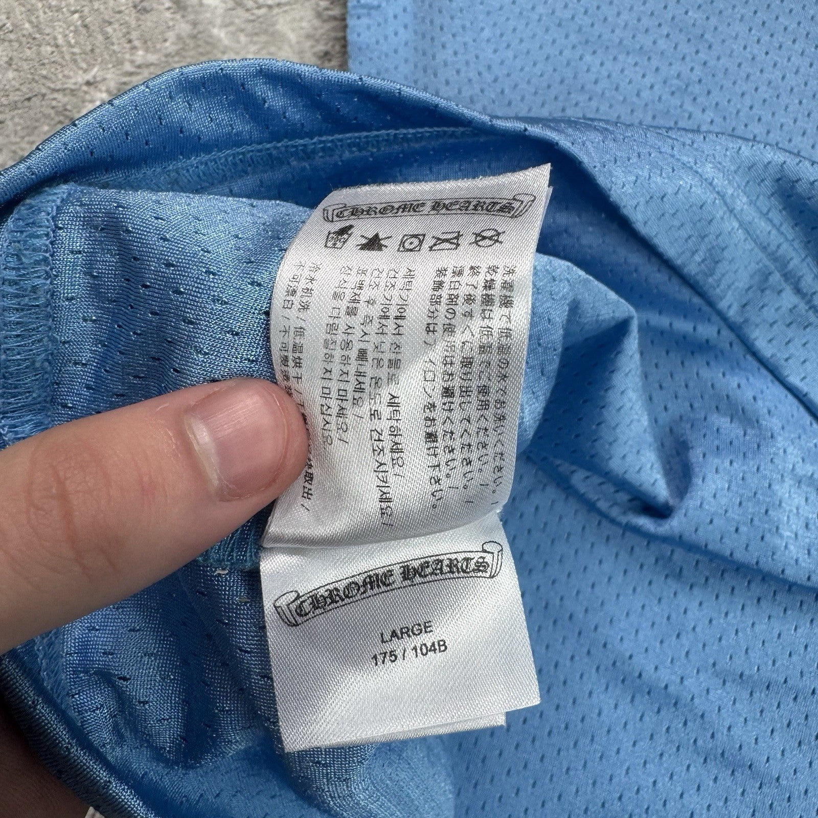 Chrome Hearts Mesh CH Long Sleeve Jersey 