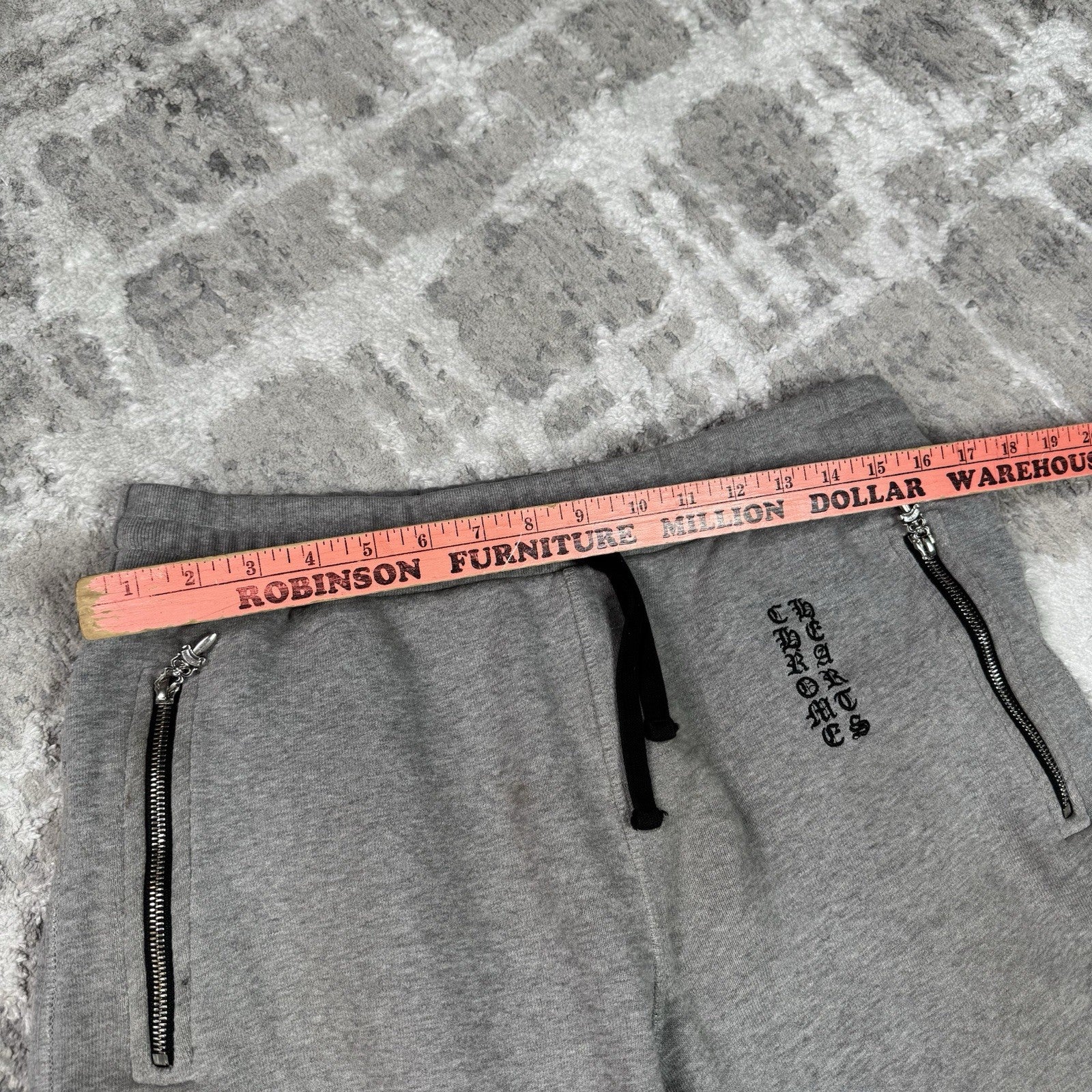 Chrome Hearts Y Not Patch Dagger Sweatshorts