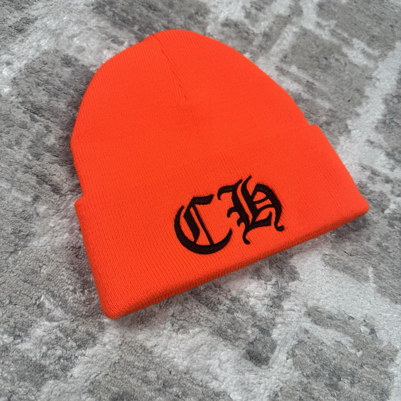 Chrome Hearts CH Embroidered Logo Beanie Hat