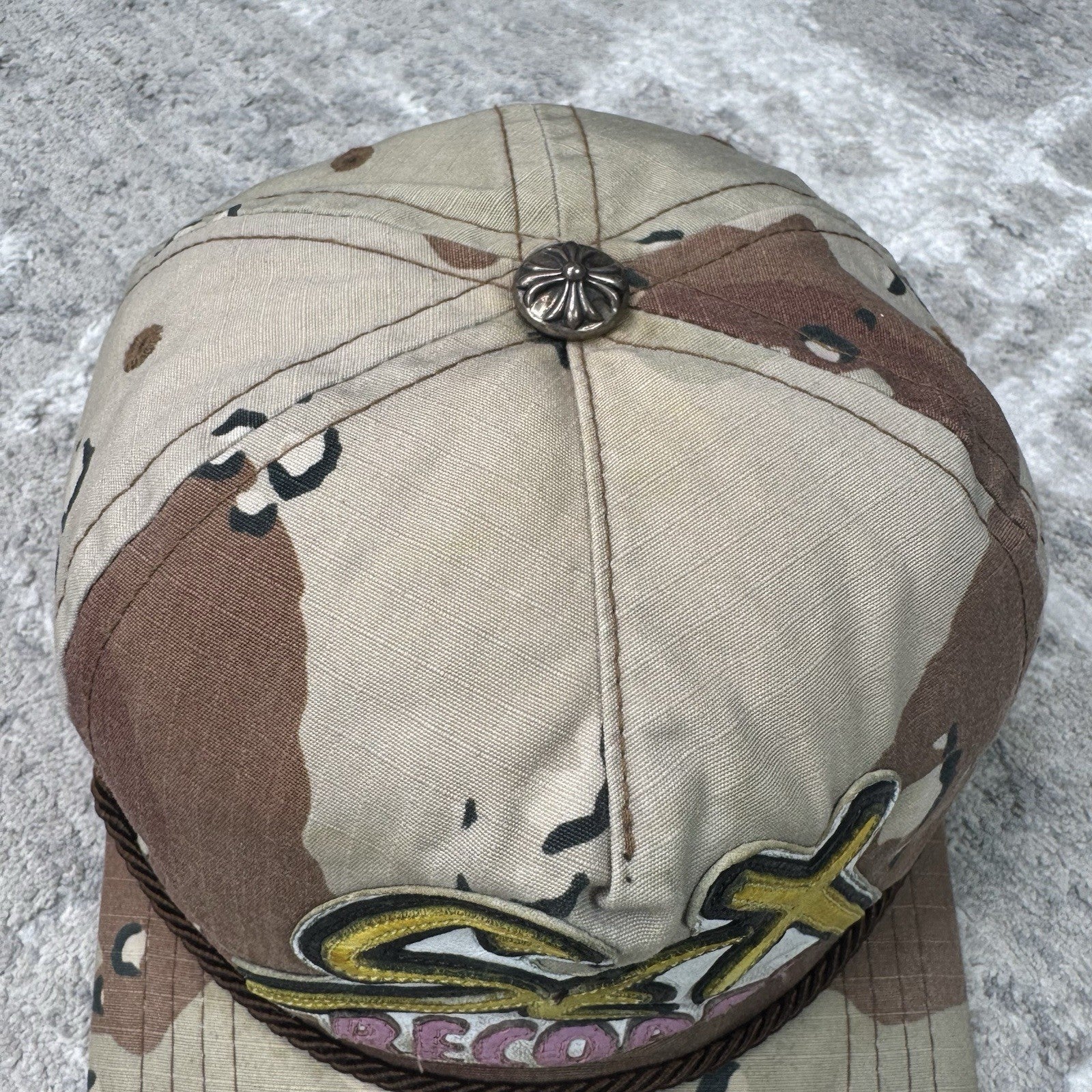 Chrome Hearts Sex Records Matty Boy Leather Patch Gunslinger Baseball Hat