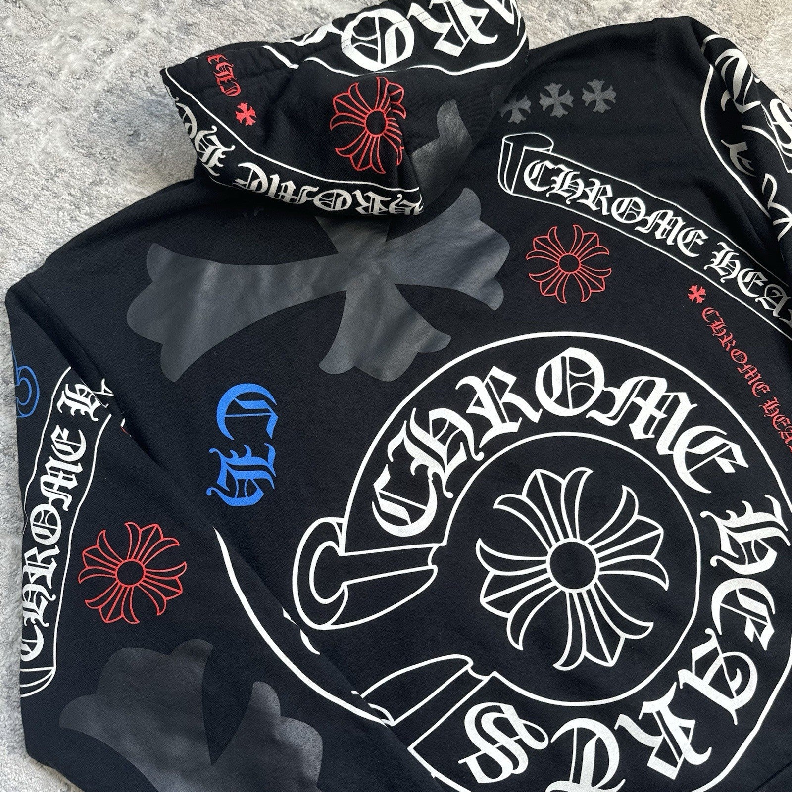 Chrome Hearts Stencil Pullover Hoodie 