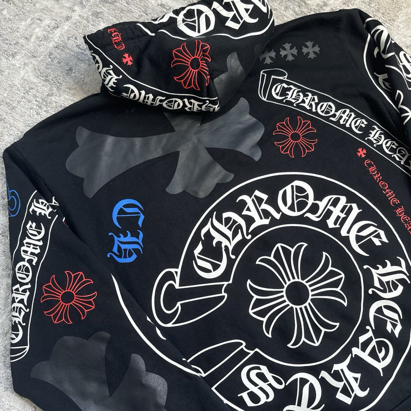 Chrome Hearts Stencil Pullover Hoodie 