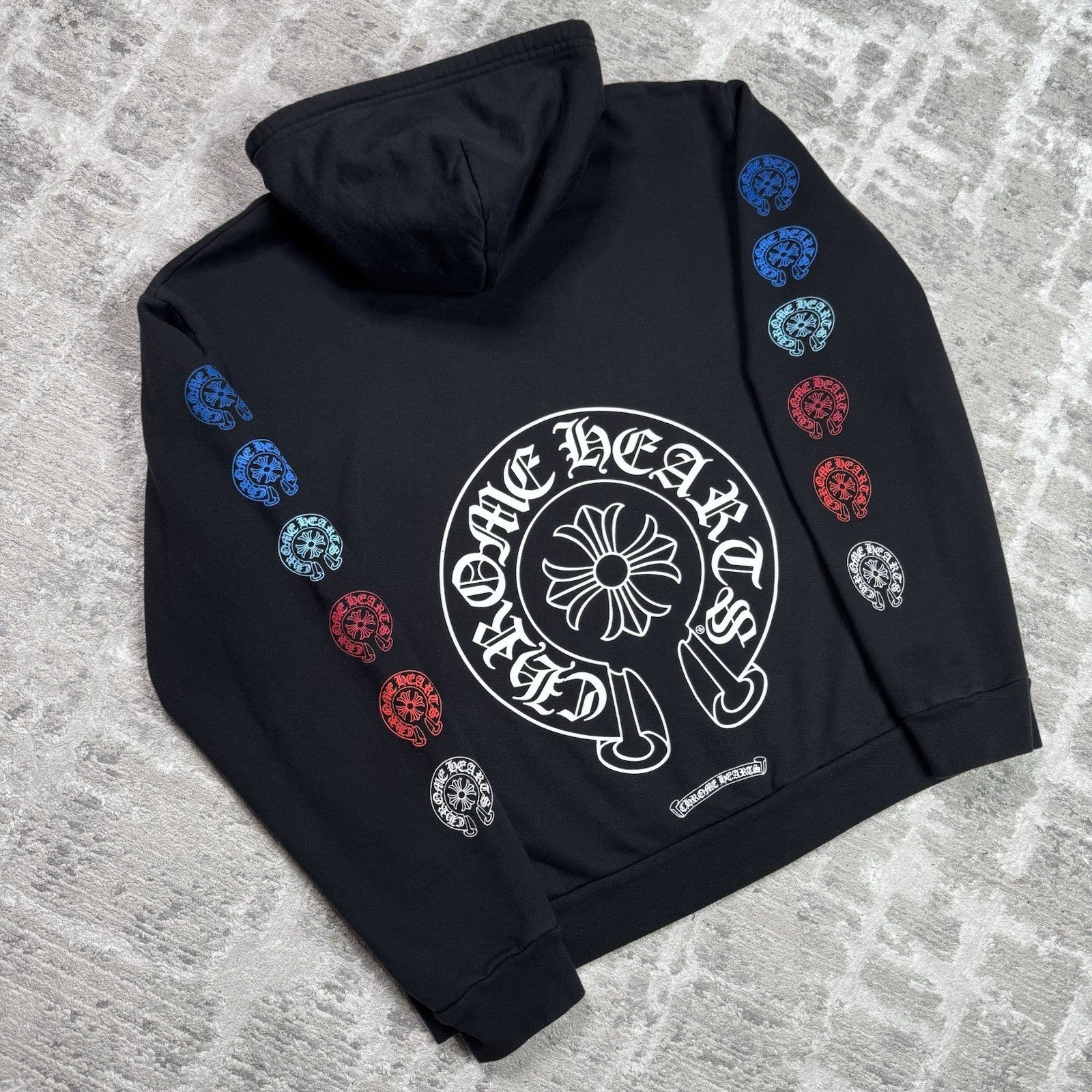 Chrome Hearts Horseshoe Multi-color Zip Up Hoodie 