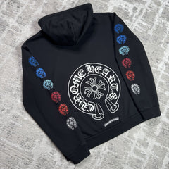Chrome Hearts Horseshoe Multi-color Zip Up Hoodie 