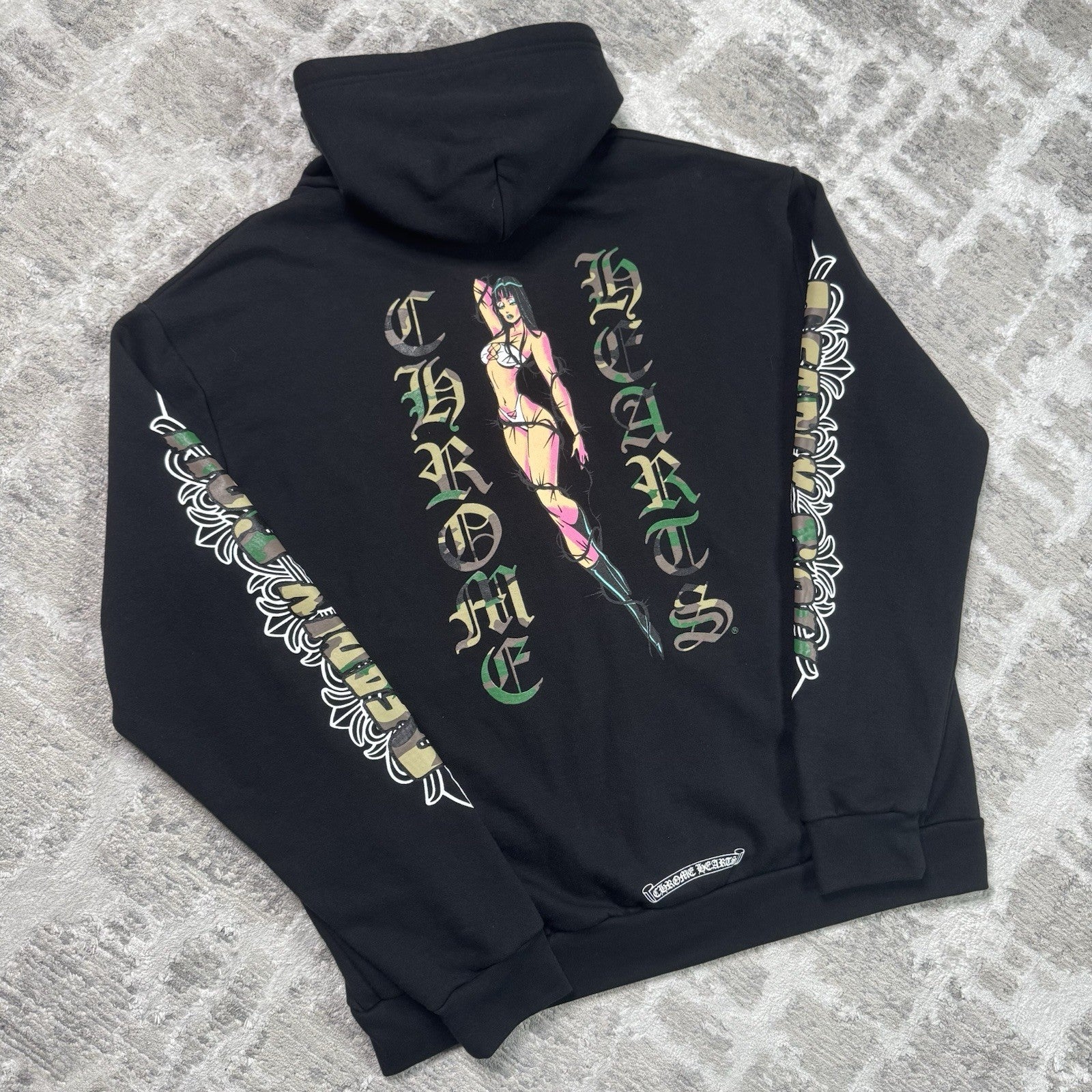 Chrome Hearts Deadly Doll Zip Up Hoodie 