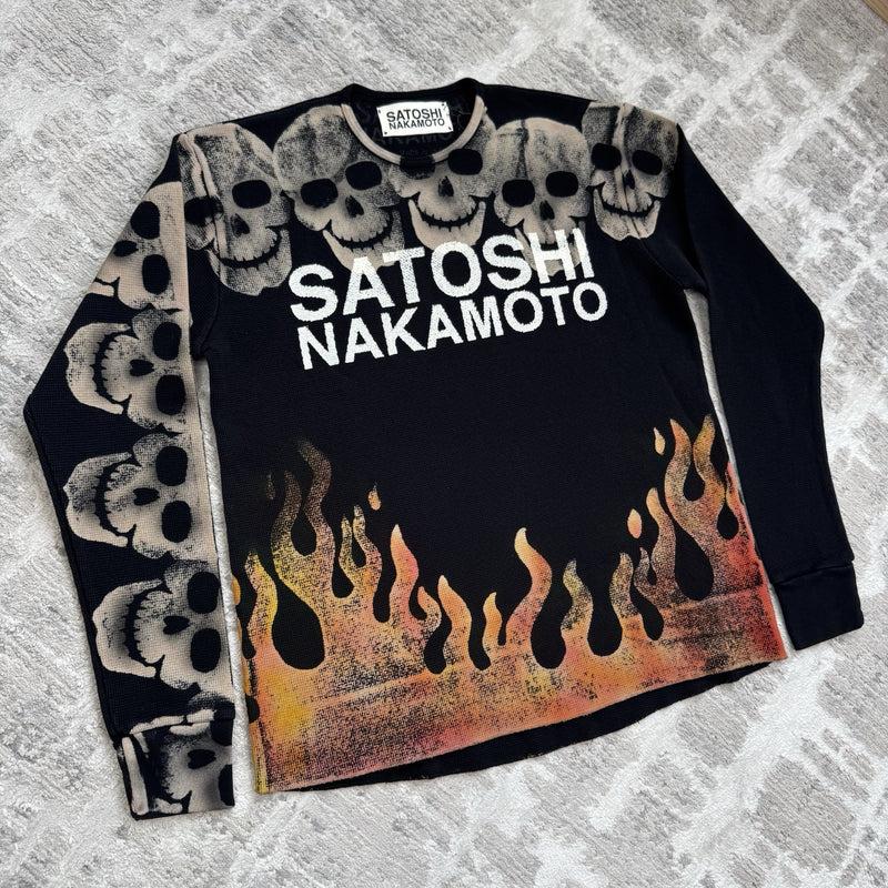 Satoshi Nakamoto Lost Boys Long Sleeve Thermal Shirt 