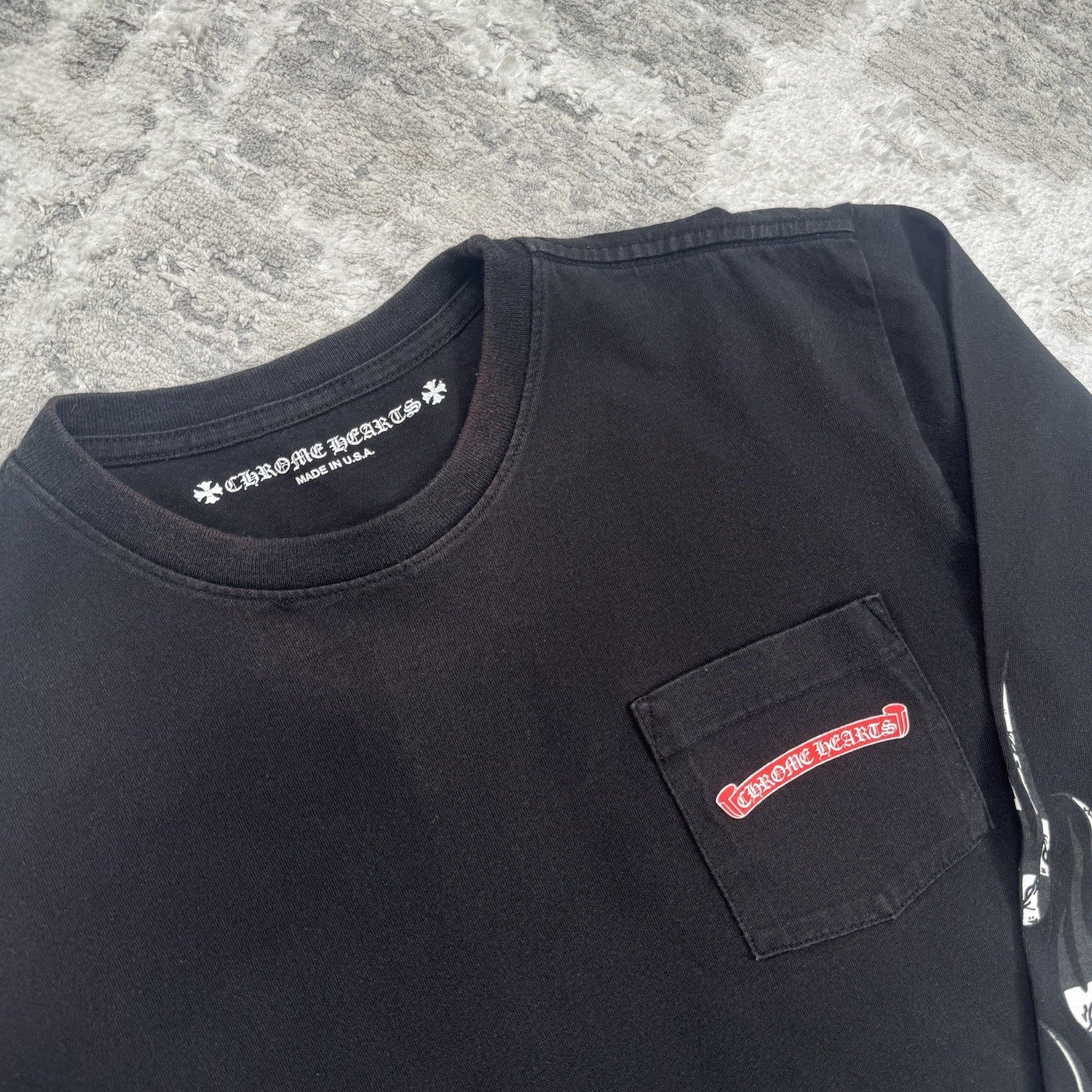 Chrome Hearts Matty Boy Stay Fast Long Sleeve Tee Shirt 