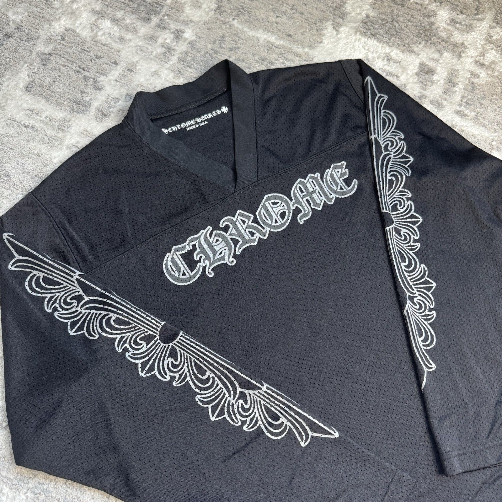 Chrome Hearts Mesh CH Long Sleeve Jersey 