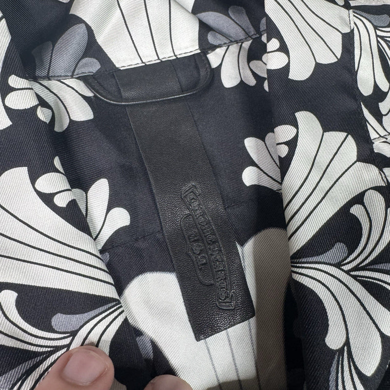 Chrome Hearts Silk Plus Cross Button Up Shirt 