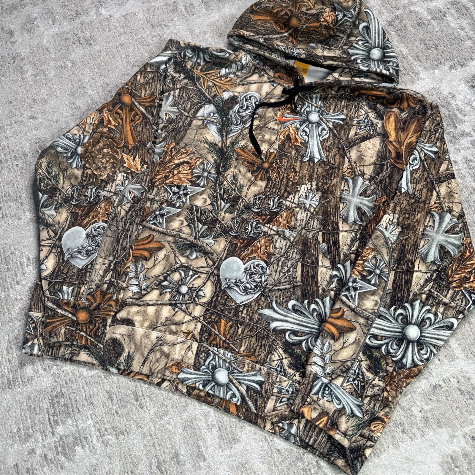 Chrome Hearts Nike Nocta Drake CLB Camo Horseshoe Pullover Hoodie