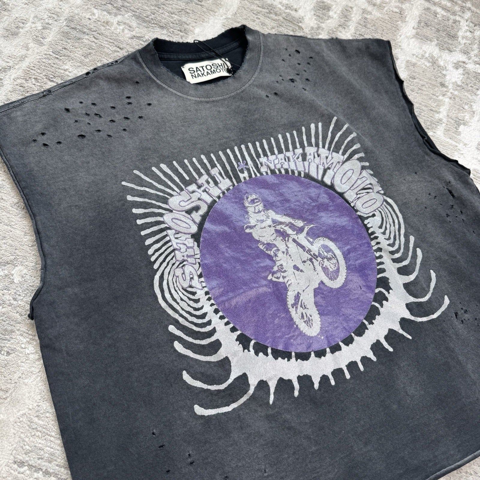 Satoshi Nakamoto Motorsport Cut-off Shirt 