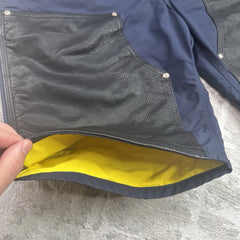 Chrome Hearts Nylon Leather Double Knee Shorts 