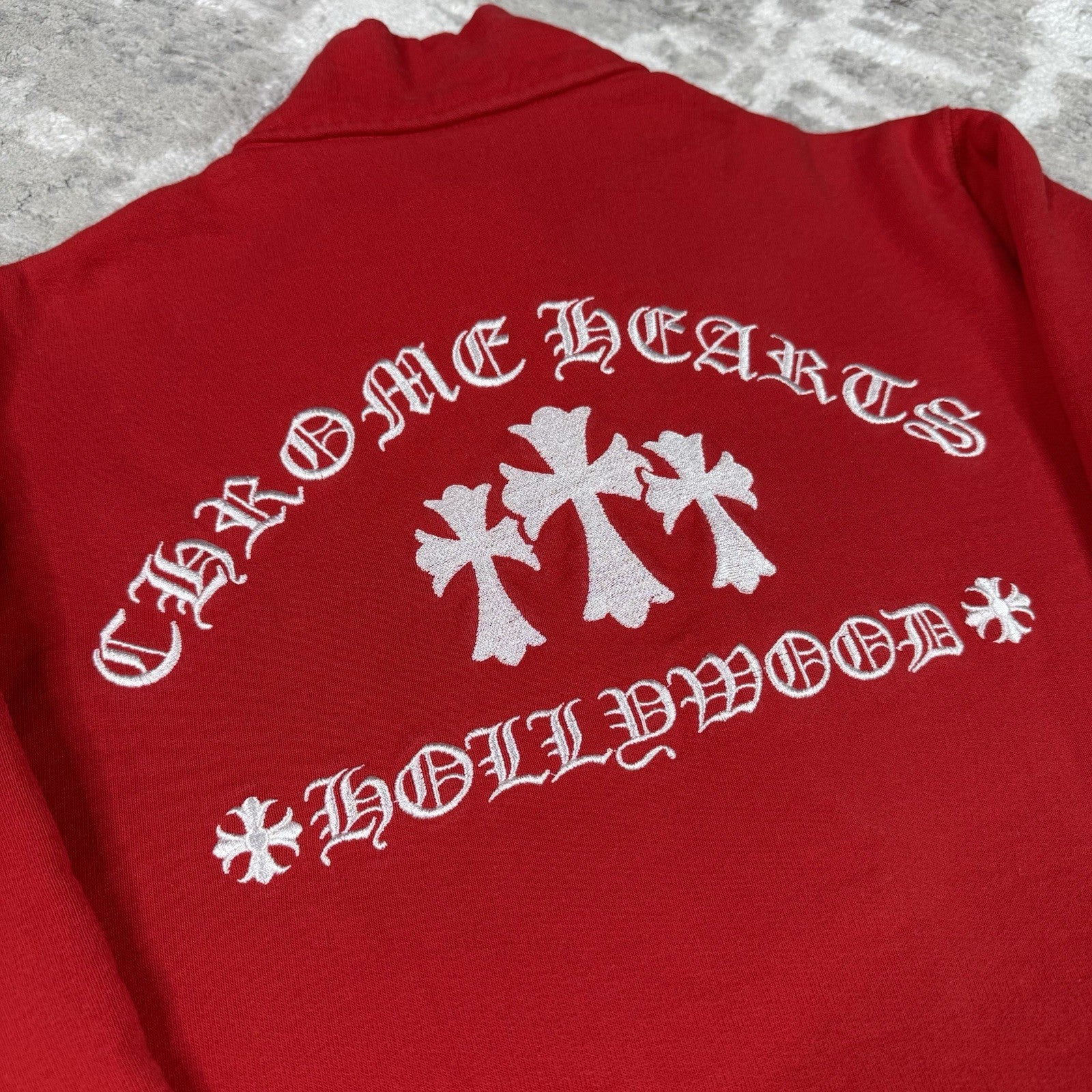 Chrome Hearts Sailin King Taco Quarter Zip Pullover Sweatshirt 